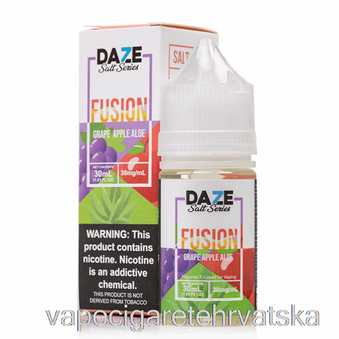 Vape Cigarete Grožđe Jabuka Aloe - 7 Daze Fusion Sol - 30ml 30mg